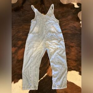 NWOT We The Free barrel jeans overalls
